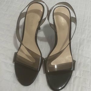 Black Strap Heels - Nine West